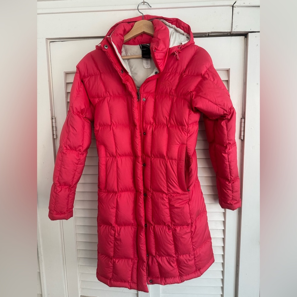 The North Face Women's Metropolis 600 Fill Down Parka Hooded Jacket XSmall